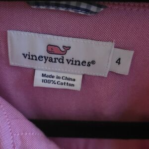 Vineyard Vines Classic Pink Button Down Shirt